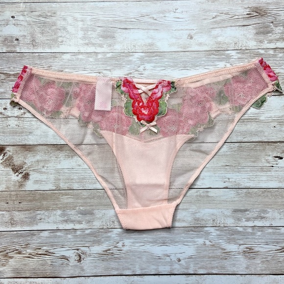 Victoria’s Secret Embroidered Roses with Crystals Corset and Panty Set - Picture 12 of 15